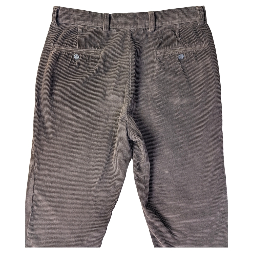 Vintage Y2K Dockers Brown Corduroy Pants | 34 x 28.5 | Straight Leg - Picture 6 of 7